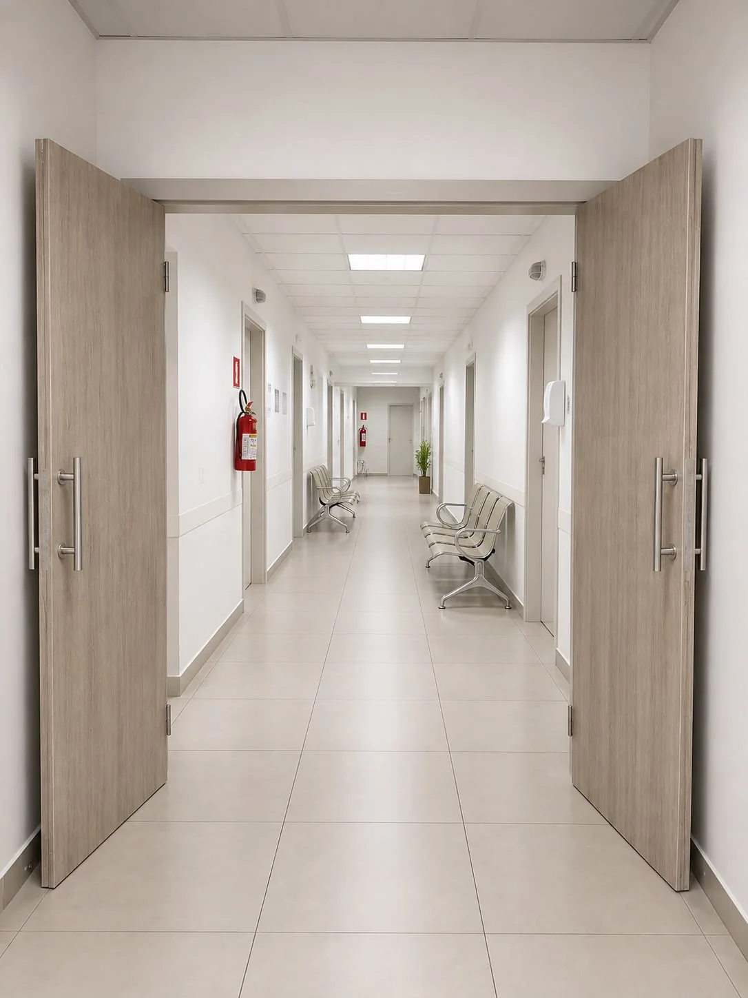 Corredor interno da Inova Radiologia